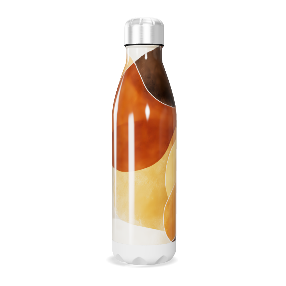 Garrafa Inox - Estampa Abstrata Colorida