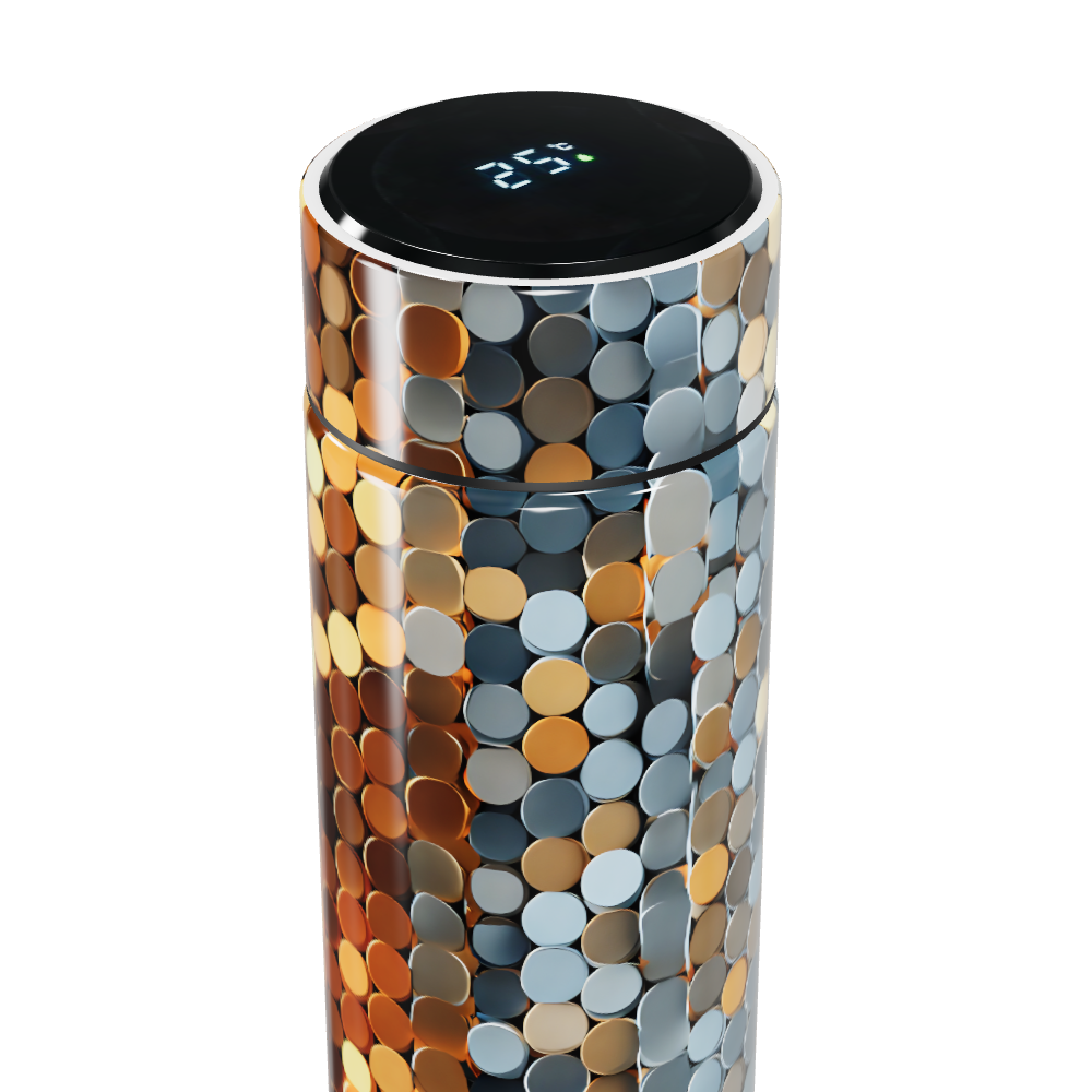 Garrafa Térmica Touch - Estampa Metalizada