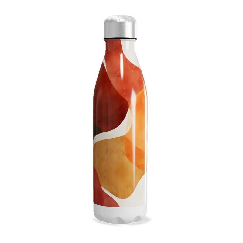 Garrafa Inox - Estampa Abstrata Colorida