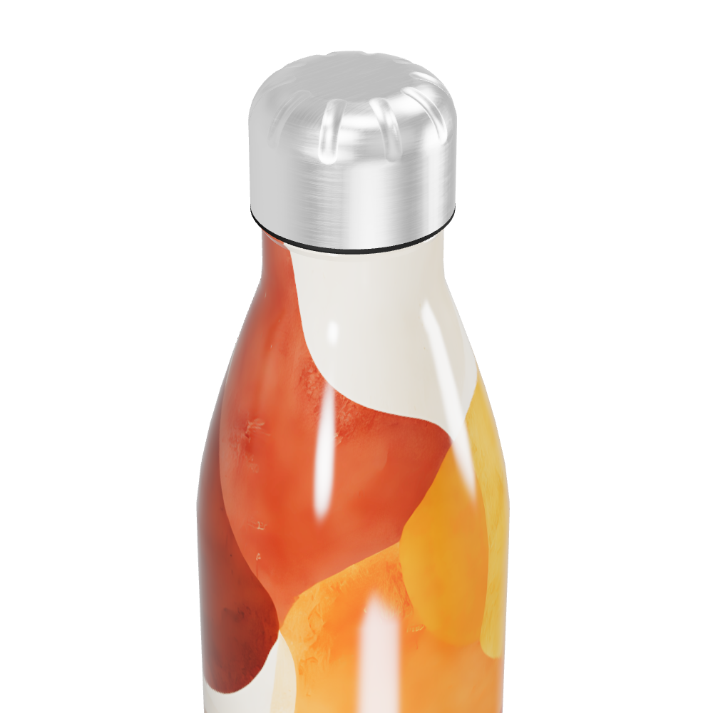Garrafa Inox - Estampa Abstrata Colorida