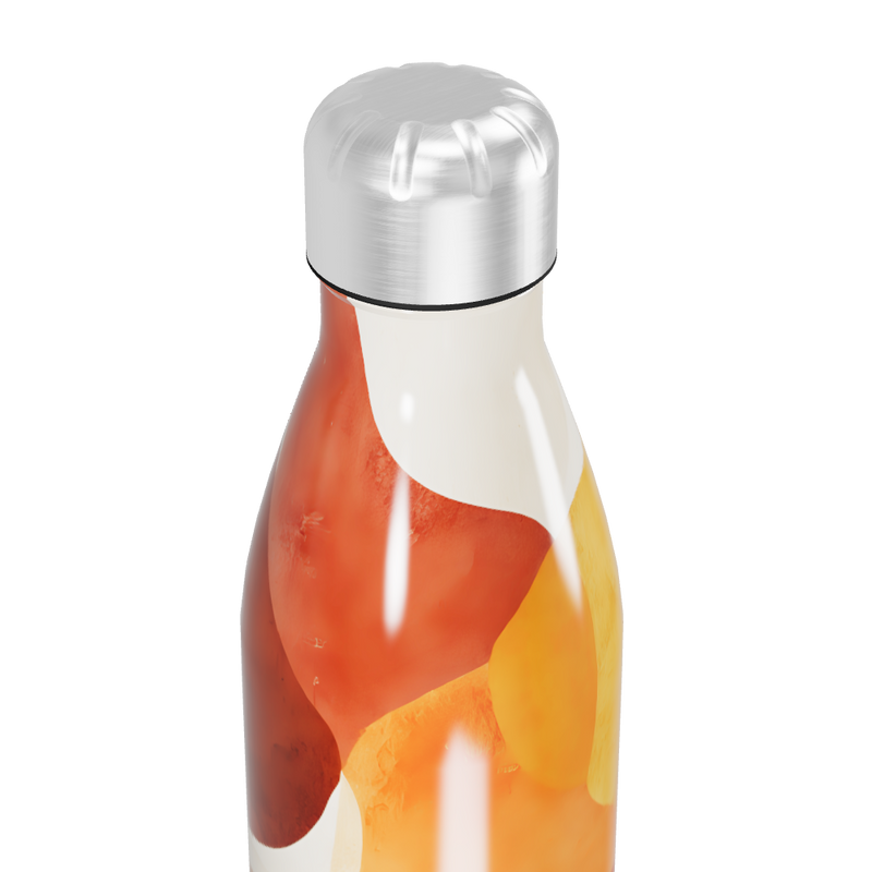 Garrafa Inox - Estampa Abstrata Colorida