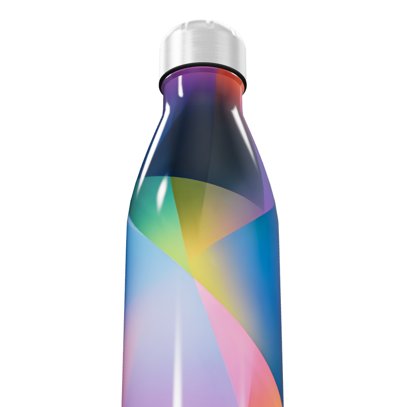 Garrafa Inox - Estampa Multicolorida