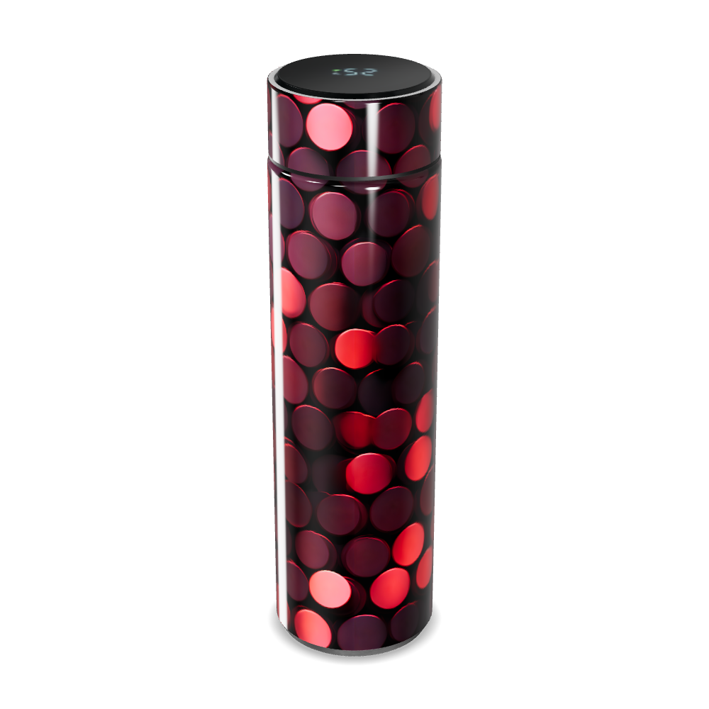 Garrafa Térmica Touch - Vermelha com Bolinhas