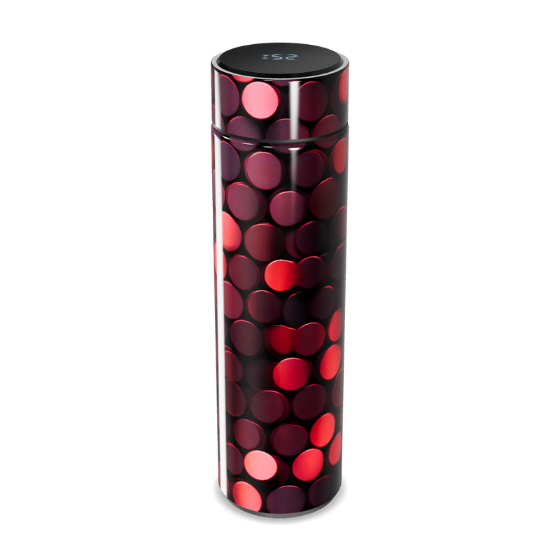 Garrafa Térmica Touch - Vermelha com Bolinhas