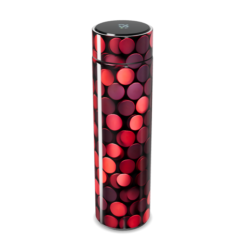 Garrafa Térmica Touch - Vermelha com Bolinhas