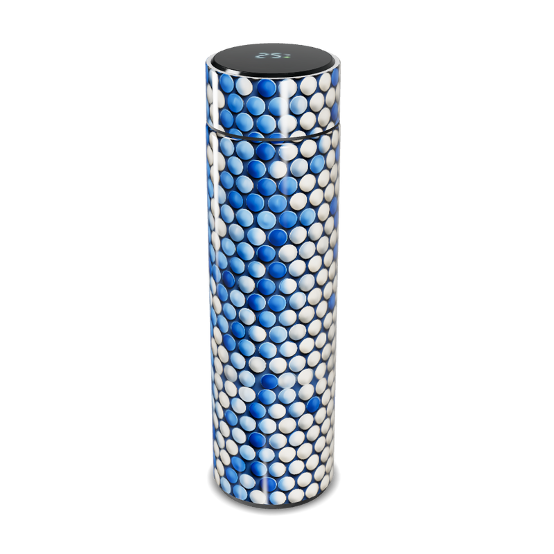 Garrafa Térmica Touch - Azul Texturizada