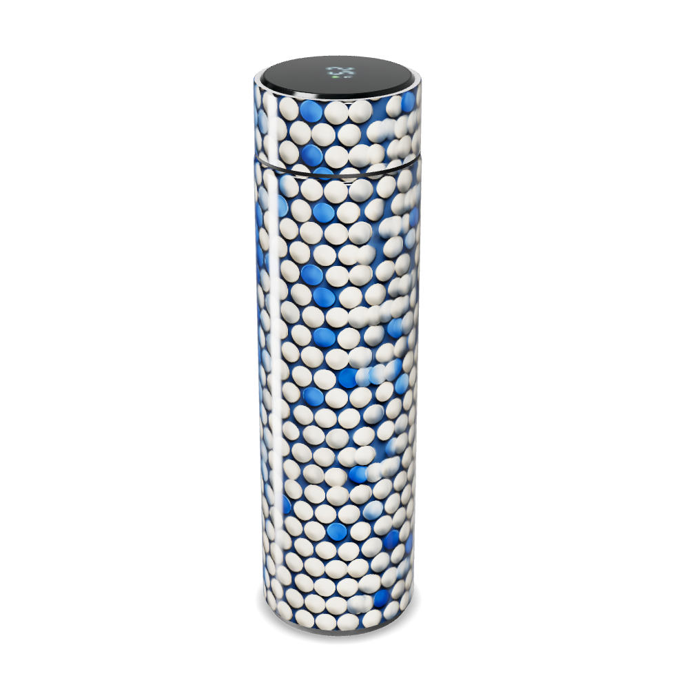 Garrafa Térmica Touch - Azul Texturizada