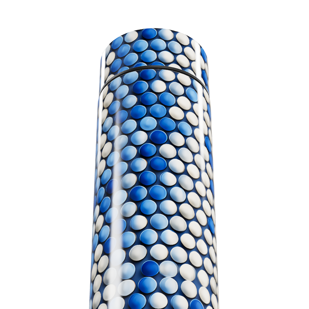 Garrafa Térmica Touch - Azul Texturizada