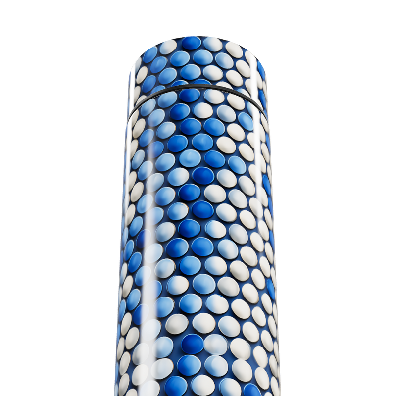 Garrafa Térmica Touch - Azul Texturizada