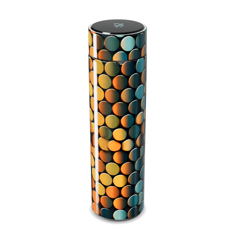 Garrafa Térmica Touch - Estampa Colorida Metalizada