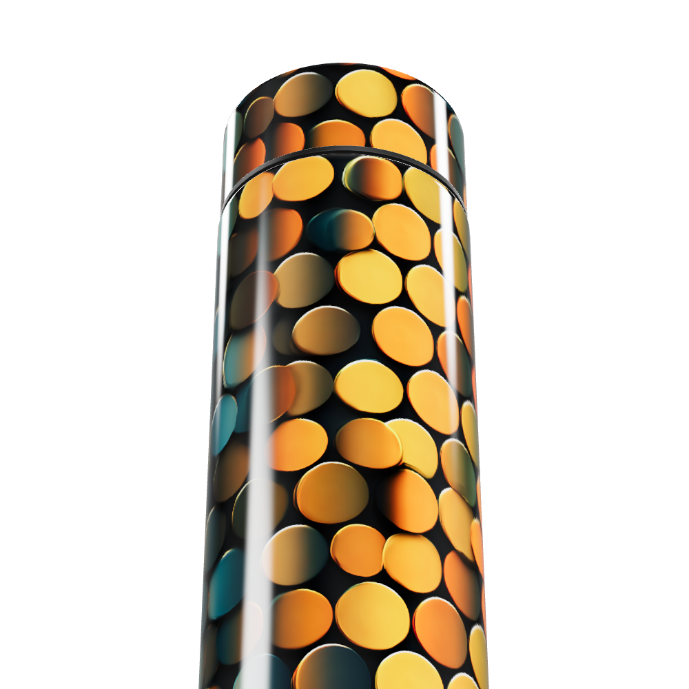 Garrafa Térmica Touch - Estampa Colorida Metalizada