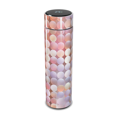 Garrafa Térmica Touch - Estampa Bolinhas Coloridas