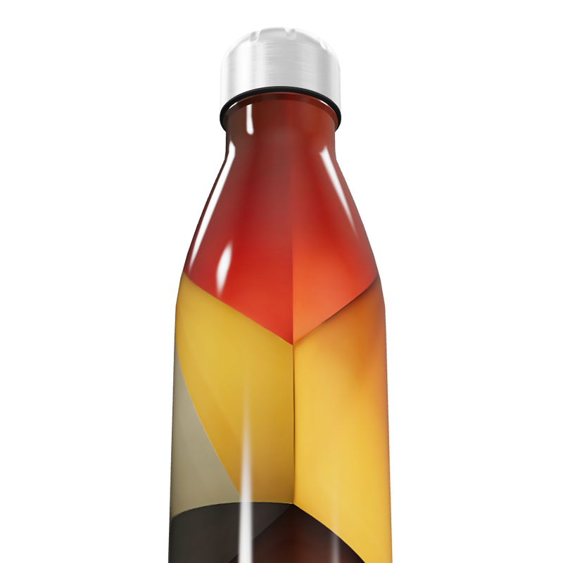 Garrafa Inox - Colorida Abstrata 500ml