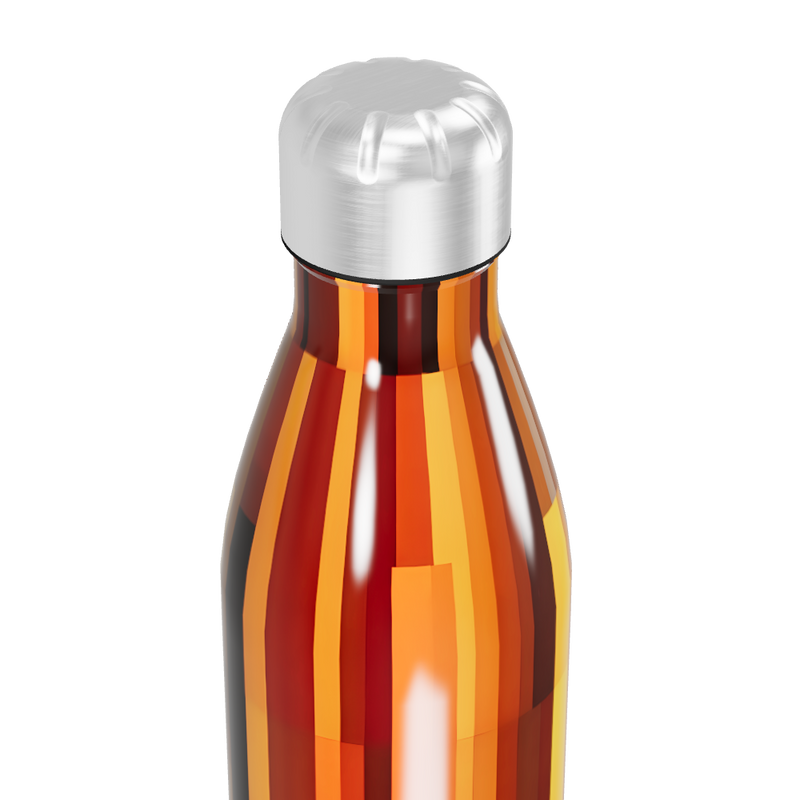 Garrafa Inox - Estampa Geométrica Colorida