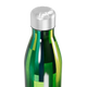Garrafa Inox - Verde com Estampa Geométrica