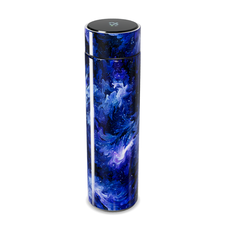 Garrafa Térmica Touch - Estampa Azul Abstrata