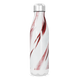 Garrafa Inox - Branca e Vermelha Listrada