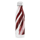Garrafa Inox - Branca e Vermelha Listrada
