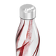 Garrafa Inox - Branca e Vermelha Listrada