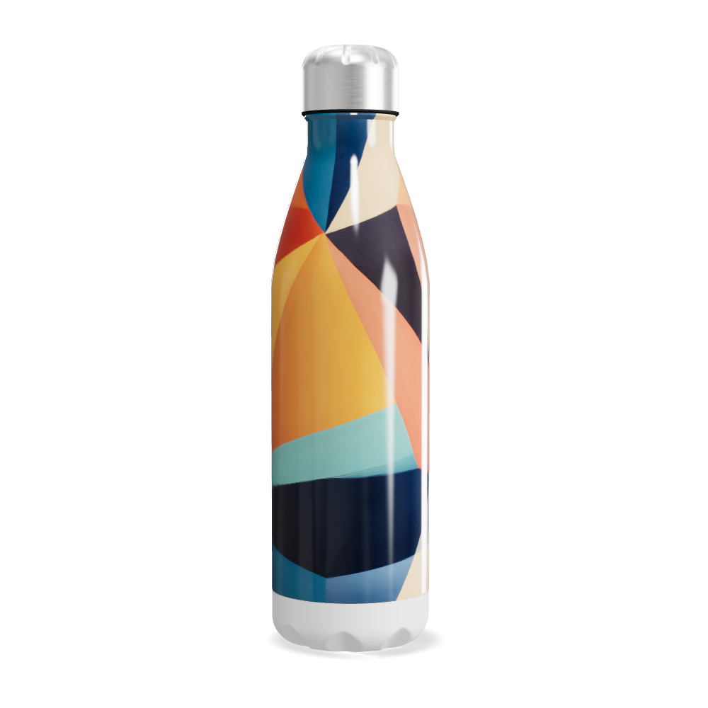 Garrafa Inox - Estampa Colorida Abstrata