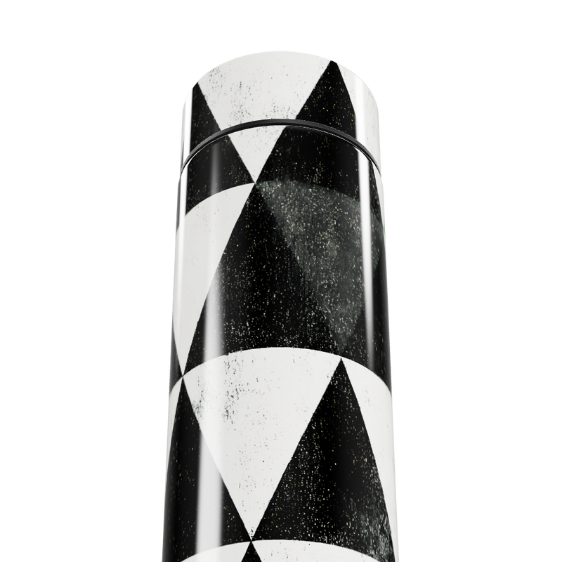 Garrafa Térmica Touch - Geométrica Preto e Branco