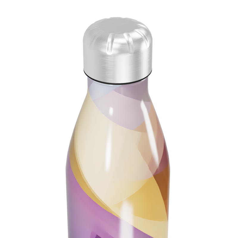 Garrafa Inox - Colorida com Estampa Geométrica
