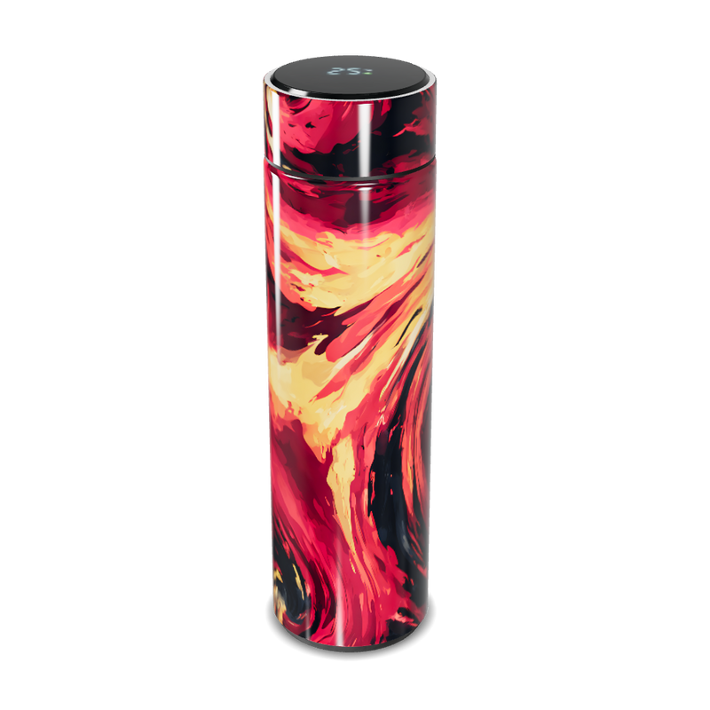 Garrafa Térmica Touch - Estampa Abstrata Colorida