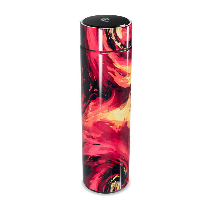 Garrafa Térmica Touch - Estampa Abstrata Colorida