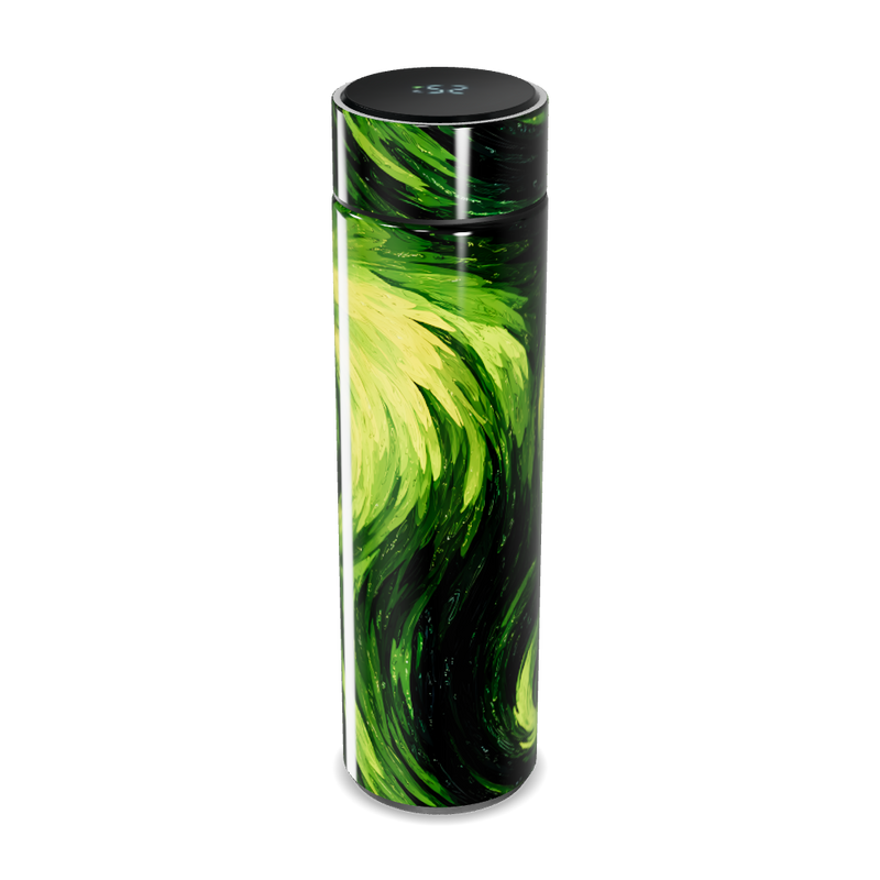 Garrafa Térmica Touch - Verde Abstrato Digital