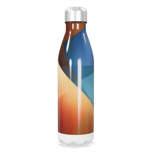 Garrafa Inox - Estampa Colorida Abstrata