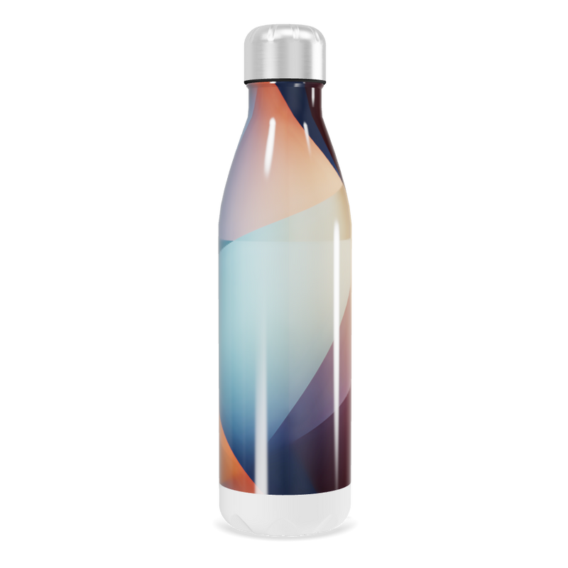 Garrafa Inox - Estampa Colorida Abstrata