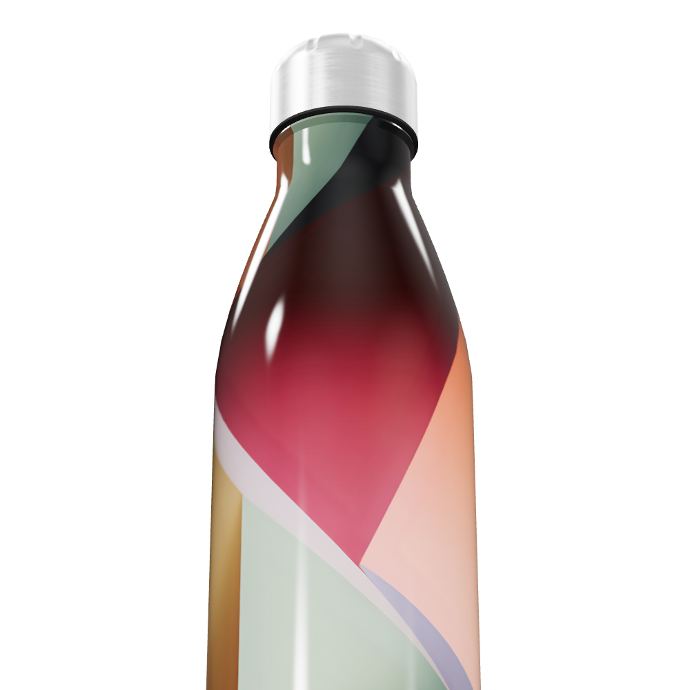 Garrafa Inox - Estampa Multicolorida