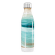 Garrafa Inox - Ondas Azul e Bege