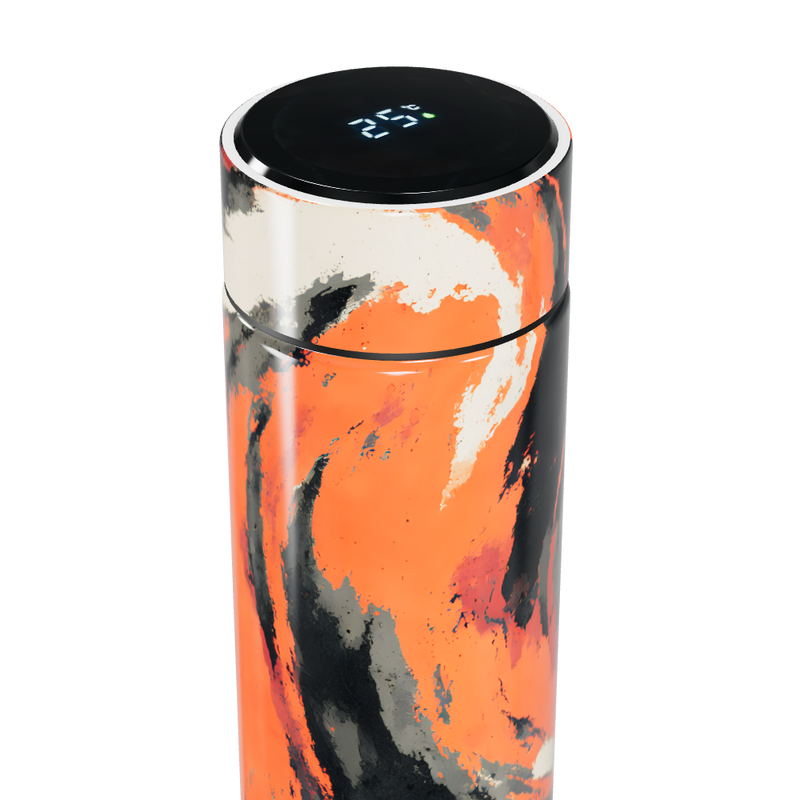 Garrafa Térmica Touch Estampa Abstrata Colorida