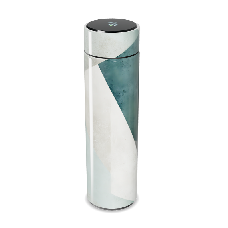 Garrafa Térmica Touch - Geométrica Branca