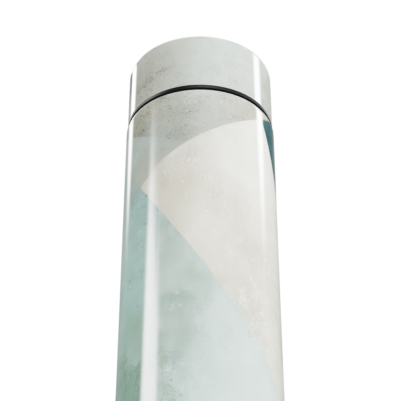 Garrafa Térmica Touch - Geométrica Branca