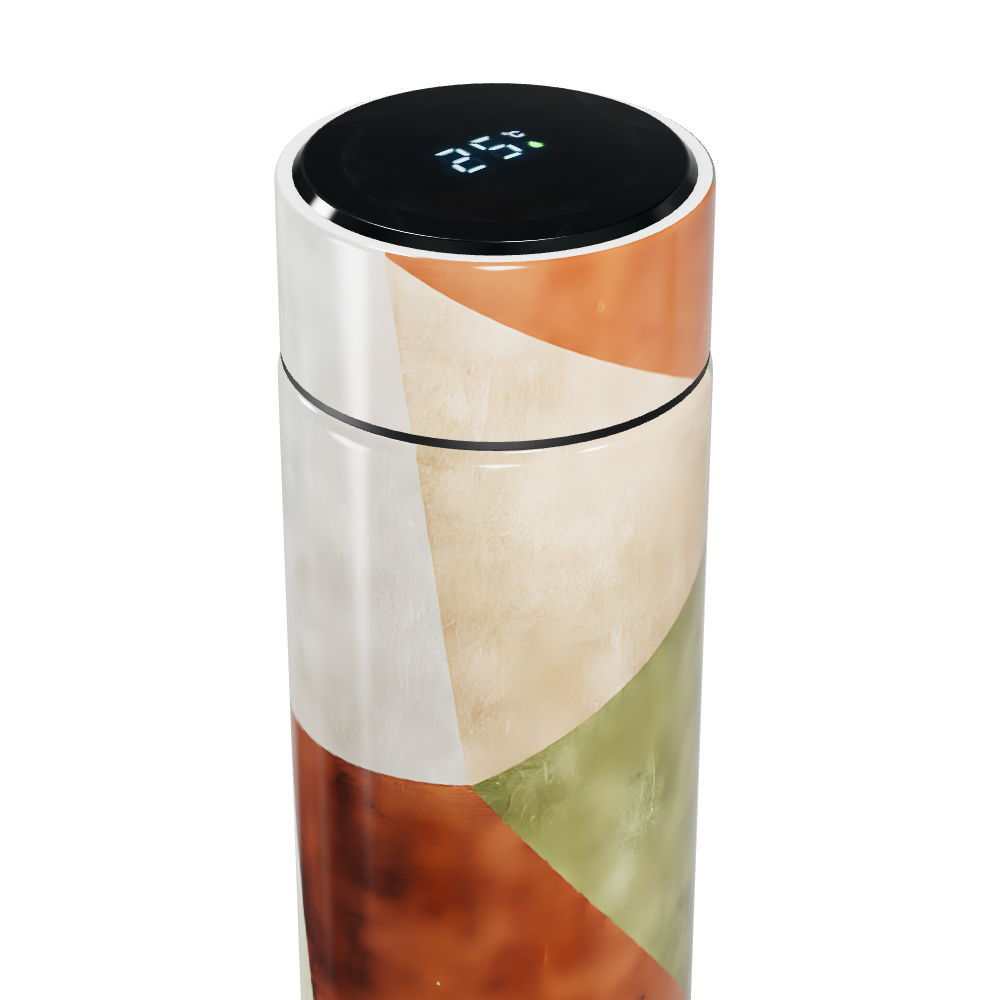 Garrafa Térmica Touch Estampada Geométrica
