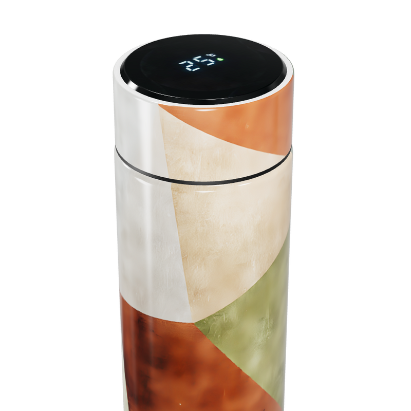 Garrafa Térmica Touch Estampada Geométrica