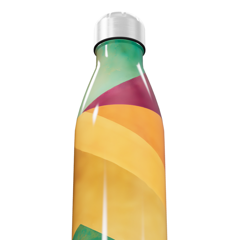 Garrafa Inox Estampada Multicolorida