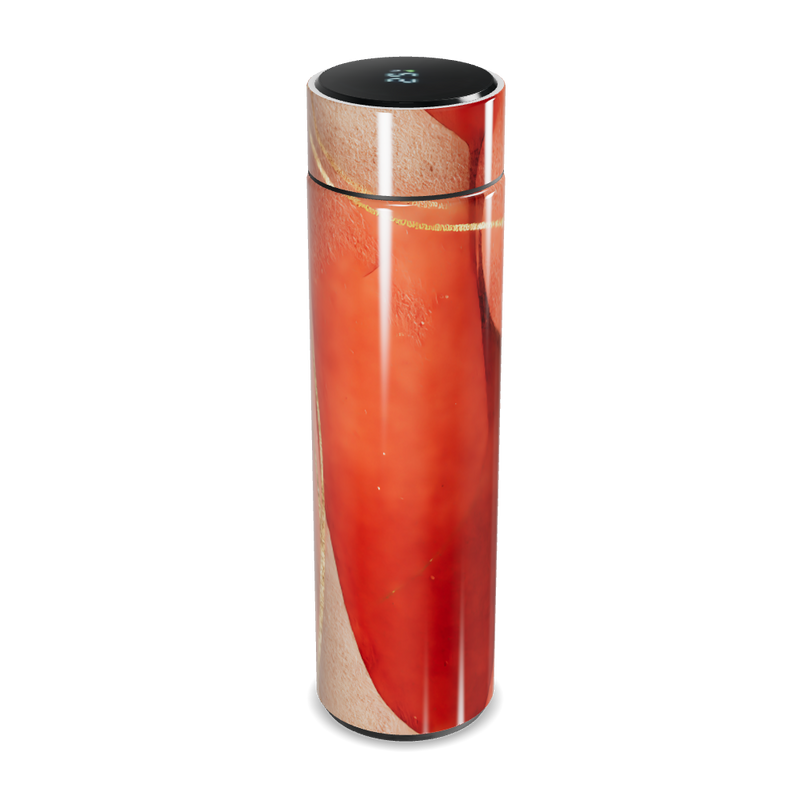 Garrafa Térmica Touch - Vermelha com Display Digital