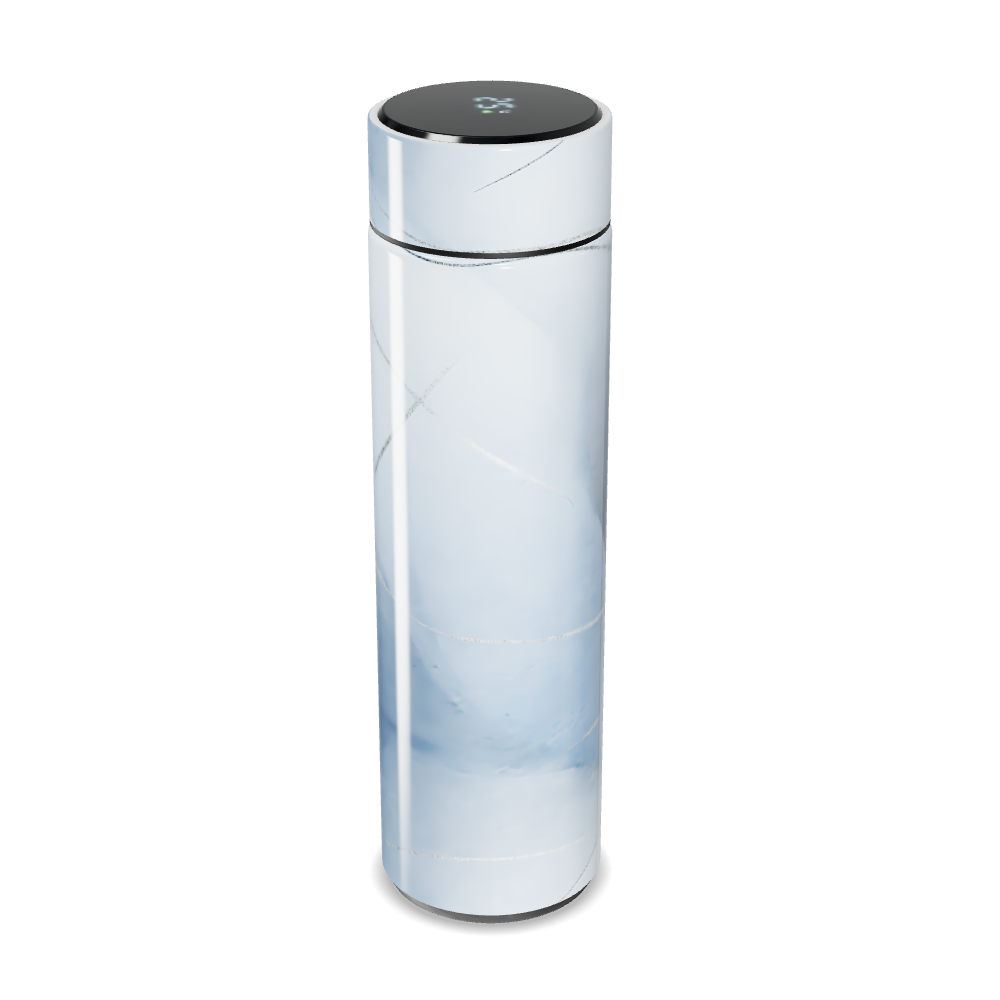 Garrafa Térmica Touch - Azul com Mármore