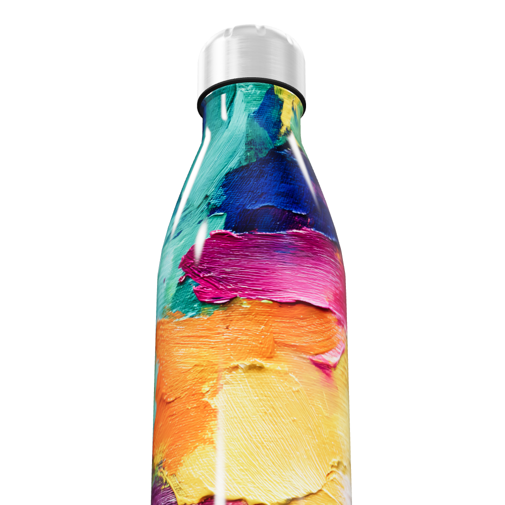 Garrafa Inox - Pintura Colorida