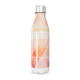 Garrafa Inox - Estampa Geométrica Laranja