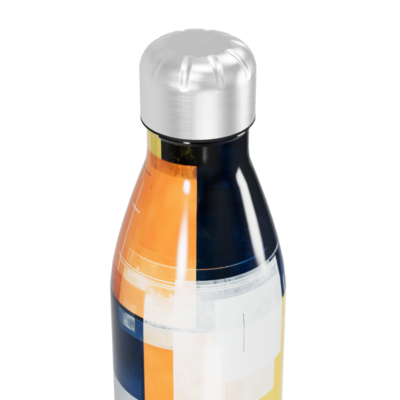 Garrafa Inox - Estampa Geométrica Colorida