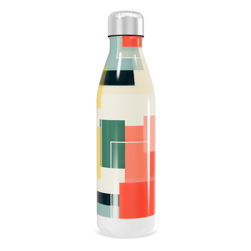 Garrafa Inox Estampada Multicolorida