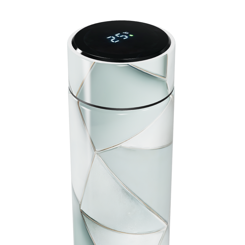 Garrafa Térmica Touch - Branca com Design Moderno