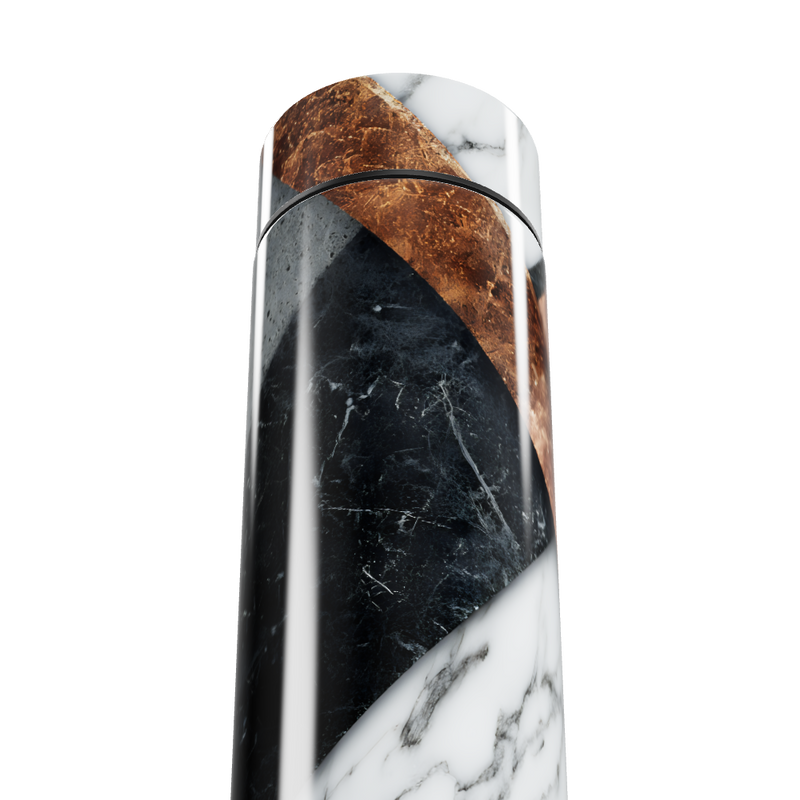 Garrafa Térmica Touch - Design Mármore Multicor