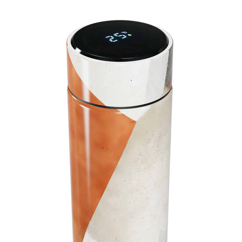 Garrafa Térmica Touch - Design Geométrico Colorido