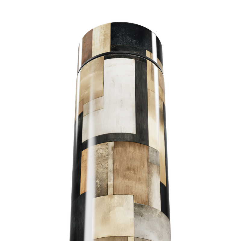 Garrafa Térmica Touch - Estampa Geométrica