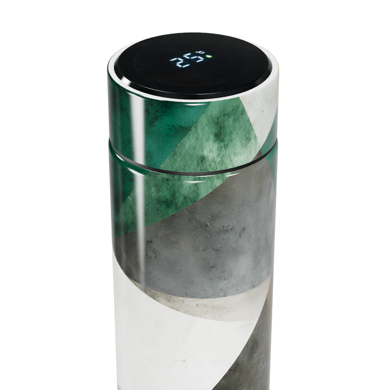 Garrafa Térmica Touch - Estampa Geométrica